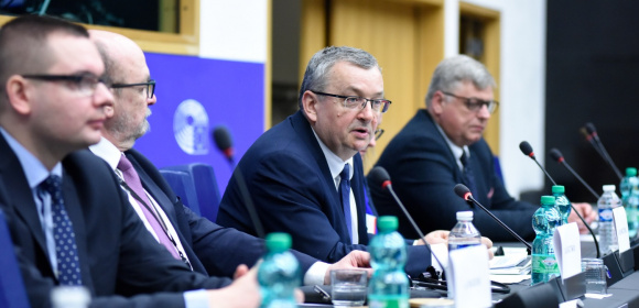 Spotkanie z kierownictwem ministerstwa infrastruktury w Parlamencie Europejskim