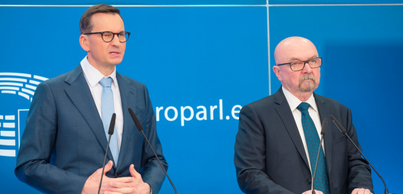 Prime Minister Mateusz Morawiecki at the European Parliament:  "Further centralization of decision-making processes in Europe is a road to nowhere"